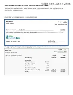 Free Payroll Check PDF Form