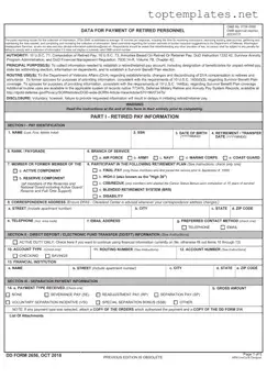 Free DD 2656 PDF Form
