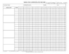 Free Medication Administration Record Sheet PDF Form